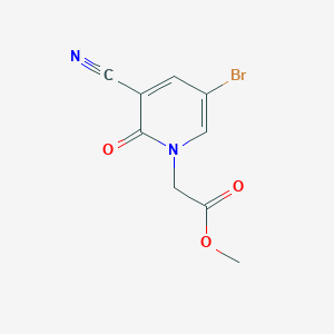 methyl 2-(5-bromo-3-cyano-2-oxopyridin-1(2H)-yl)acetate
