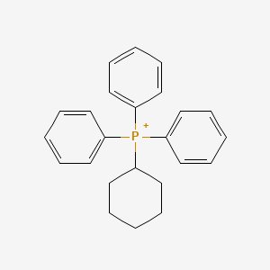 molecular formula C24H26P+ B8372123 Cyclohexyltriphenylphosphonium 