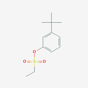 molecular formula C12H18O3S B8372142 3-Tert-butylphenyl ethanesulfonate 