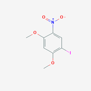 molecular formula C8H8INO4 B8372156 1-Iodo-2,4-dimethoxy-5-nitrobenzene 