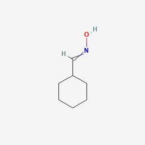 molecular formula C7H13NO B8372197 Cyclohexanecarbaldehyde oxime 