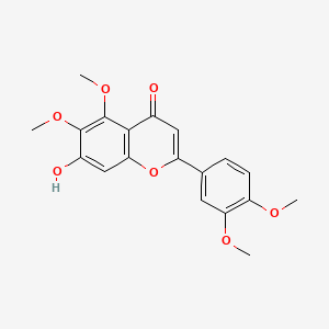 2-(3,4-Dimethoxyphenyl)-7-hydroxy-5,6-dimethoxychromen-4-one