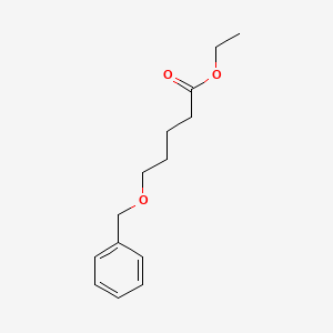 molecular formula C14H20O3 B8372244 Ethyl 5-benzyloxypentanoate 