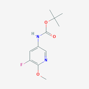 Tert-butyl (5-fluoro-6-methoxypyridin-3-yl)carbamate