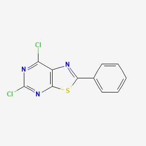 5,7-Dichloro-2-phenylthiazolo[5,4-d]pyrimidine