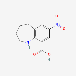 7-Nitro-2,3,4,5-tetrahydro-1H-1-benzazepine-9-carboxylic acid