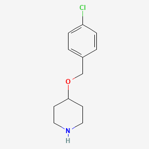 4-{[(4-Chlorophenyl)methyl]oxy}piperidine