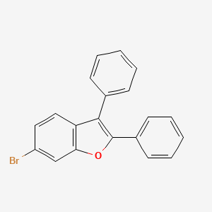 molecular formula C20H13BrO B8372420 6-Bromo-2,3-diphenyl-benzofuran 