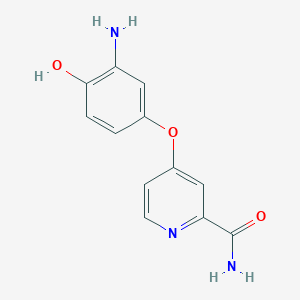 4-(3-Amino-4-hydroxy-phenoxy)-pyridine-2-carboxylic acid amide