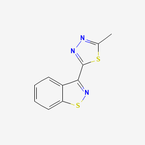3-(5-Methyl-1,3,4-thiadiazol-2-yl)-1,2-benzisothiazole