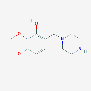 N-(2-hydroxy-3,4-dimethoxybenzyl)-piperazine