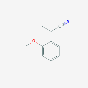 molecular formula C10H11NO B8372561 Benzeneacetonitrile, 2-methoxy-A-methyl- 