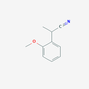 molecular formula C10H11NO B8372561 2-(2-Methoxyphenyl)propanenitrile 