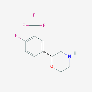 (R)-2-(4-fluoro-3-(trifluoromethyl)phenyl)morpholine