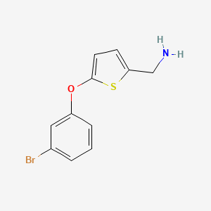 C-(5-(3-bromophenoxy)-thiophen-2-yl)-methylamine