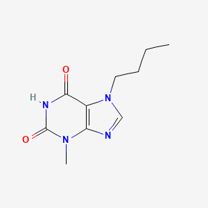 molecular formula C10H14N4O2 B8372611 7-Butyl-3-methylxanthine CAS No. 55242-69-8