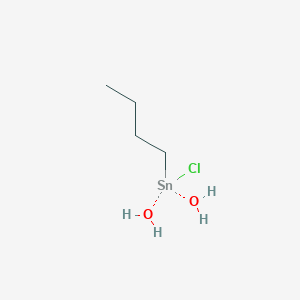 molecular formula C4H13ClO2Sn B083728 Stannane, butylchlorodihydroxy- CAS No. 13355-96-9