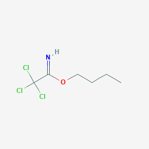 molecular formula C6H10Cl3NO B8373020 Butyltrichloroacetimidate 