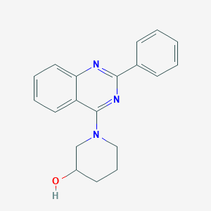 3-Hydroxypiperidinyl-2-phenylquinazoline