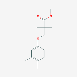 Methyl 3-(3,4-dimethylphenyloxy)-2,2-dimethylpropionate