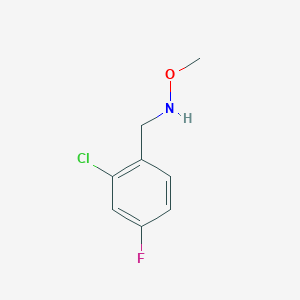 n-(2-Chloro-4-fluoro-benzyl)-o-methyl-hydroxylamine