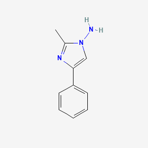 2-Methyl-4-phenyl-1H-imidazol-1-amine