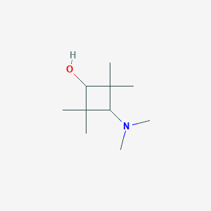 molecular formula C10H21NO B083732 3-(Dimethylamino)-2,2,4,4-tetramethylcyclobutan-1-ol CAS No. 13592-26-2