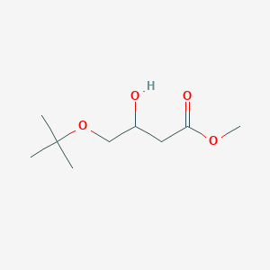 molecular formula C9H18O4 B8373272 Methyl 4-(tert-butoxy)-3-hydroxybutanoate 