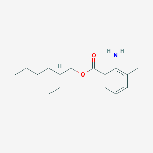 molecular formula C16H25NO2 B8373286 2-Ethylhexyl 2-amino-3-methylbenzoate 