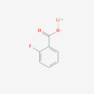 molecular formula C7H4FLiO2 B8373320 Lithium o-fluorobenzoate 