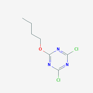 molecular formula C7H9Cl2N3O B083734 2-丁氧基-4,6-二氯-1,3,5-三嗪 CAS No. 13838-32-9