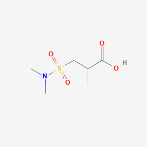 3-(Dimethylsulfamoyl)-2-methylpropanoic acid