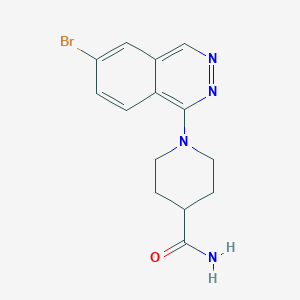 1-(6-Bromophthalazin-1-yl)piperidine-4-carboxamide