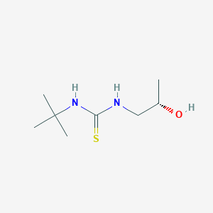 molecular formula C8H18N2OS B8373460 N-[(2S)-2-hydroxypropyl]-N'-tert-butylthiourea 