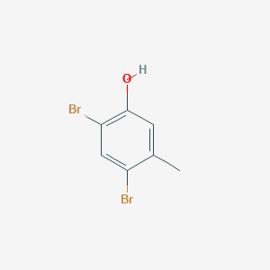 molecular formula C7H6Br2O B083738 2,4-dibromo-5-methylphenol CAS No. 13321-76-1