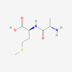 molecular formula C8H16N2O3S B083740 L-Alanyl-L-methionine CAS No. 14486-05-6