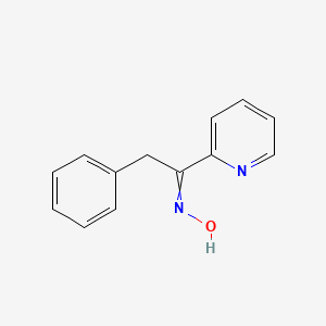 molecular formula C13H12N2O B8374169 Benzyl-2-pyridylketoxime 