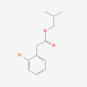 molecular formula C12H15BrO2 B8374171 Isobutyl 2-(2-bromophenyl)acetate 