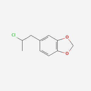 molecular formula C10H11ClO2 B8374202 5-(2-Chloropropyl)-1,3-benzodioxole 