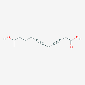 11-Hydroxy-3,6-dodecadiynoic acid