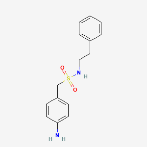 1-(4-Aminophenyl)-N-(2-phenylethyl)methanesulfonamide