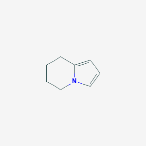 molecular formula C8H11N B083744 5,6,7,8-Tetrahydroindolizine CAS No. 13618-88-7
