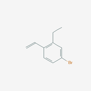 molecular formula C10H11Br B8374439 4-Bromo-2-ethyl-1-vinylbenzene 