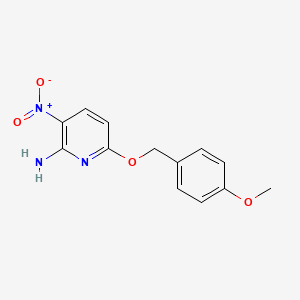 6-({[4-(Methyloxy)phenyl]methyl}oxy)-3-nitro-2-pyridineamine