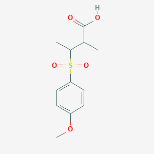 Methyl 3-[(4-methoxyphenyl)sulfonyl]-butanoic acid
