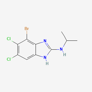 4Bromo-5,6-dichloro-2-(isopropylamino)-1H-benzimidazole