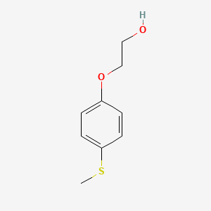 molecular formula C9H12O2S B8374756 2-[4-(Methylthio)phenoxy]ethanol 