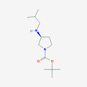 molecular formula C13H26N2O2 B8374777 tert-Butyl(3S)-3-(isobutylamino)pyrrolidine-1-carboxylate 