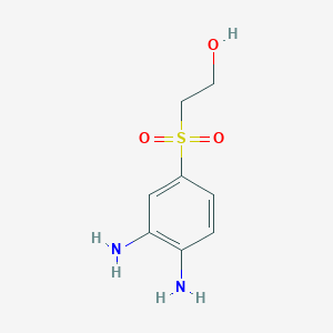 molecular formula C8H12N2O3S B8374802 3,4-Diamino-benzene-sulfonylethan-2-ol 