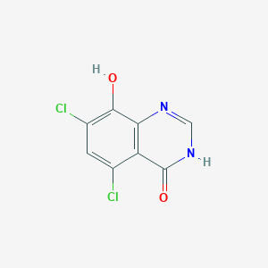 5,7-Dichloro-8-hydroxy-3H-quinazolin-4-one